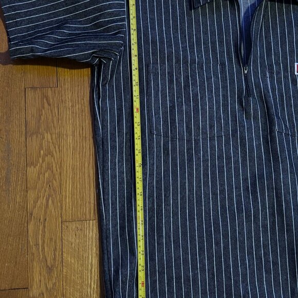 Ben Davis Butcher Stripe Work Shirt Sz. M - Picture 4 of 4